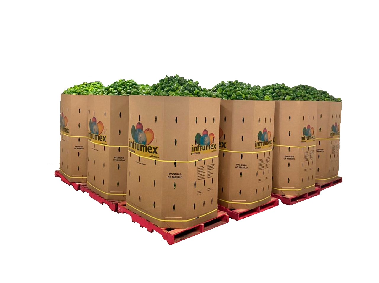 Producto Infrumex listo para exportación